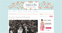 Desktop Screenshot of froufroulebleu.com